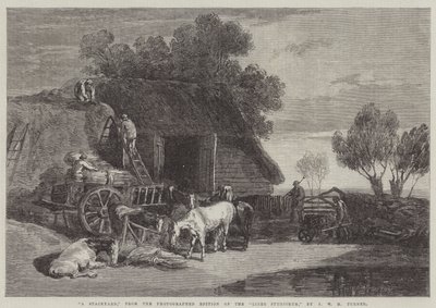A Stackyard by Joseph Mallord William Turner